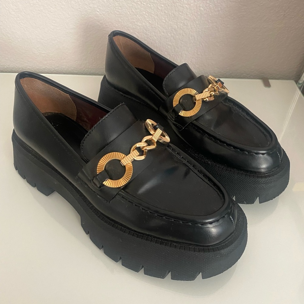 Zara Platform Loafers